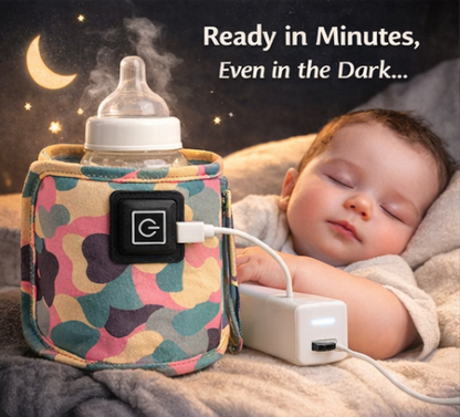 Nurturing Baby Bottle Heater Adjustable Tempature Safe and Secure BPA Certified